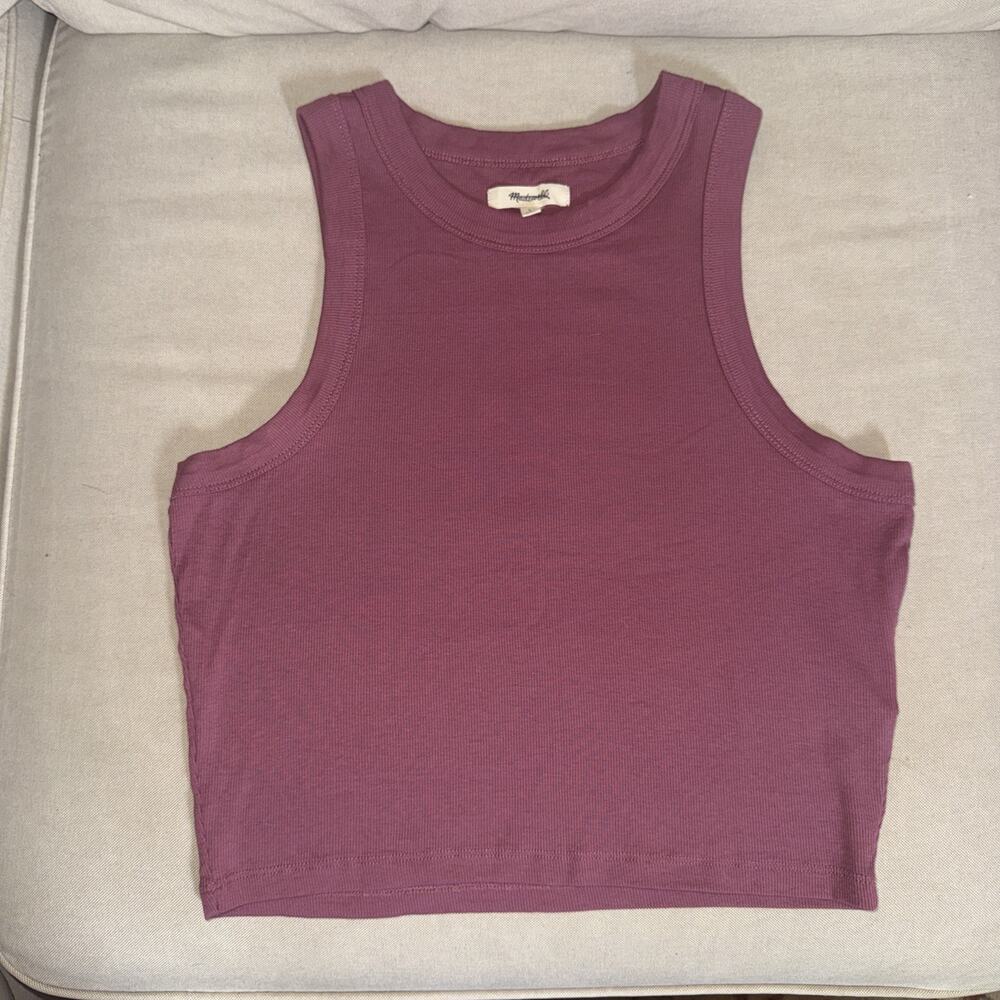 NWOT Madewell Supina Cropped Ribbed Tank